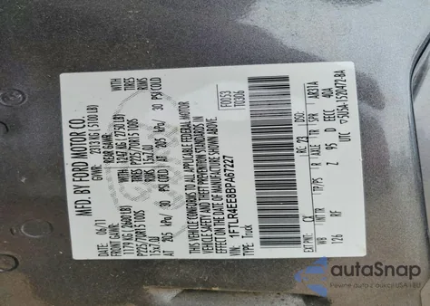 2011 Ford Ranger Super Cab from USA, damaged, VIN 1FTLR4EE8BPA67227